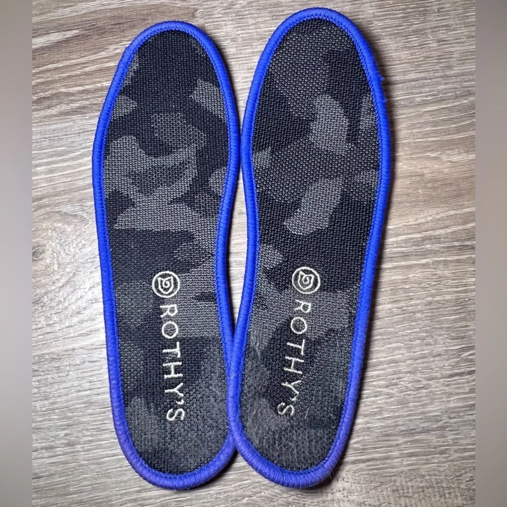 Rothy's The Sneaker Gray Camo Women Slip On Low Top Shoes Size 8